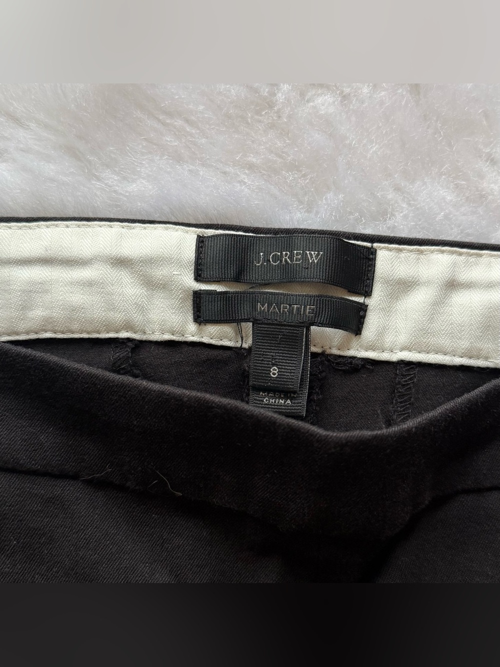 J. Crew Martie Black Ankle Slim Pants Size 6 - Picture 4 of 6